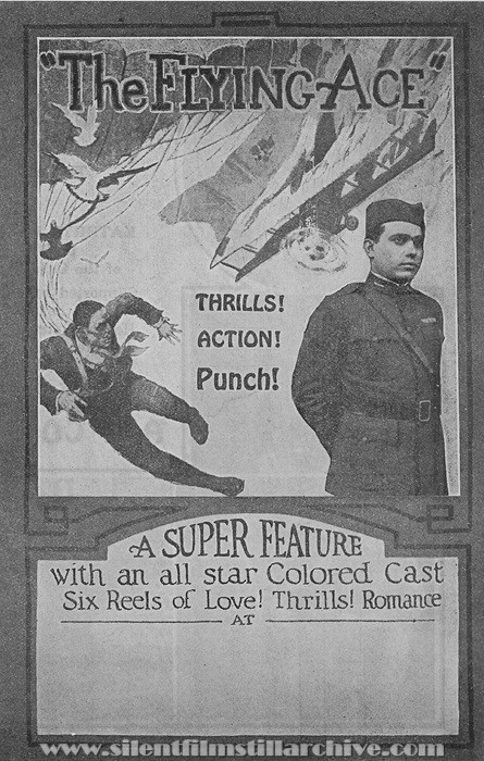 Herald for THE FLYING ACE (1926) with Laurence Criner and Kathryn Boyd