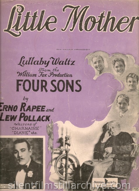 FOUR SONS (1928) Sheet Music