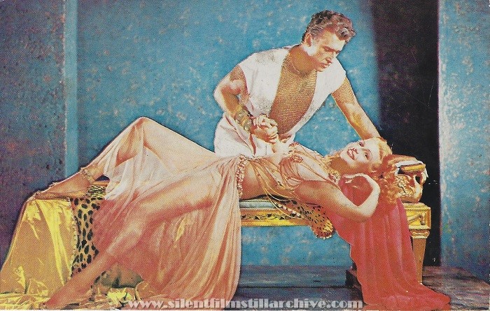 Postcard for SALOME (1953) with Stewart Granger and Rita Hayworth