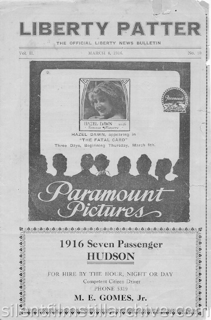 Liberty Theater program