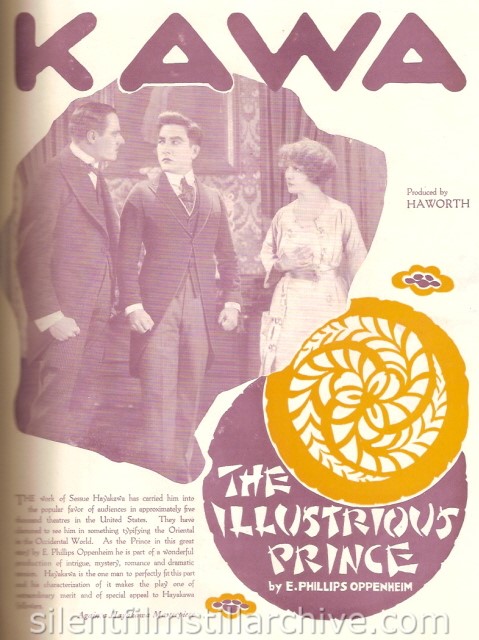 Sessue Hawakawa in THE ILLUSTRIOUS PRINCE