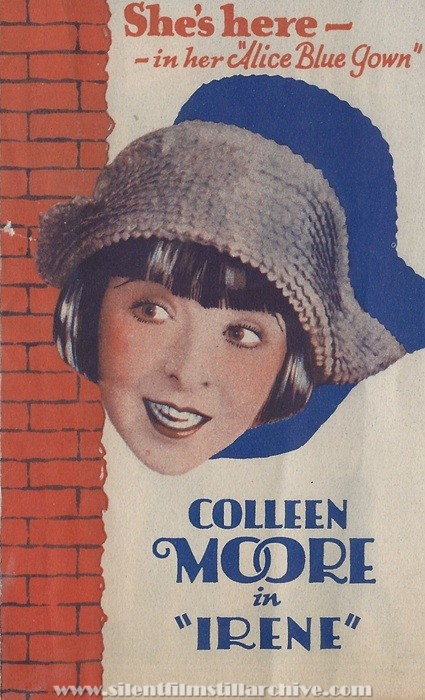 Herald for IRENE (1926) with Colleen Moore and Lloyd Hughes