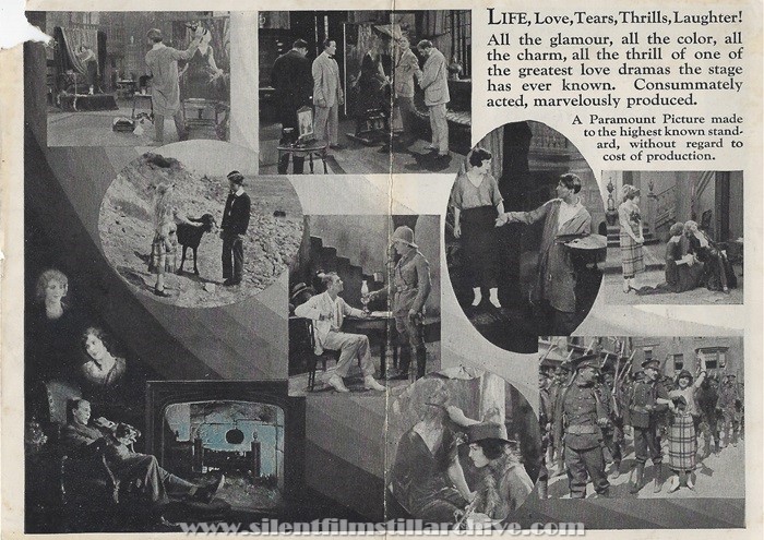 Herald for THE LIGHT THAT FAILED (1923) with Jacqueline Logan and Percy Marmont