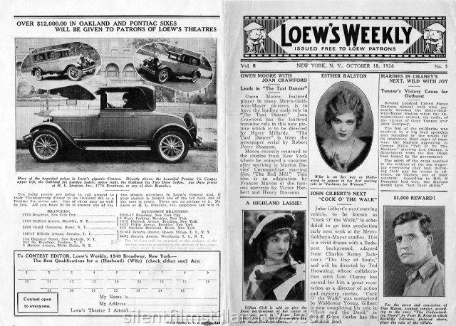 Loew's Greeley Square Theatre program