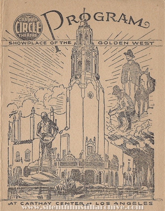 Los Angeles, California, Carthay Circle Theatre program for 1928 showing FOUR SONS (1928) with Margaret Mann and James Hall