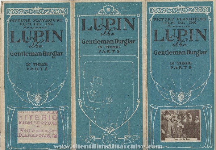 Herald for Lupin, the Gentleman Burglar [La redenzione di Raffle] (1914) with Leo Ragusi