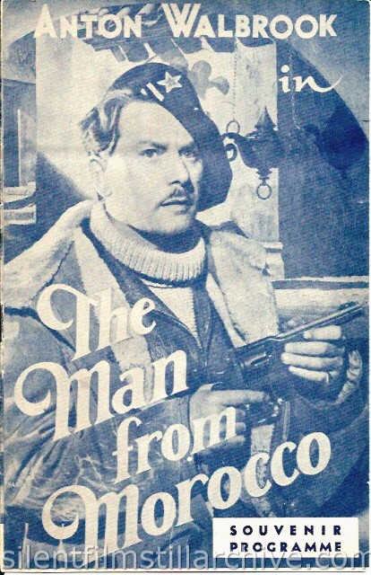 Program for THE MAN FROM MOROCCO (1945) with Anton Walbrook