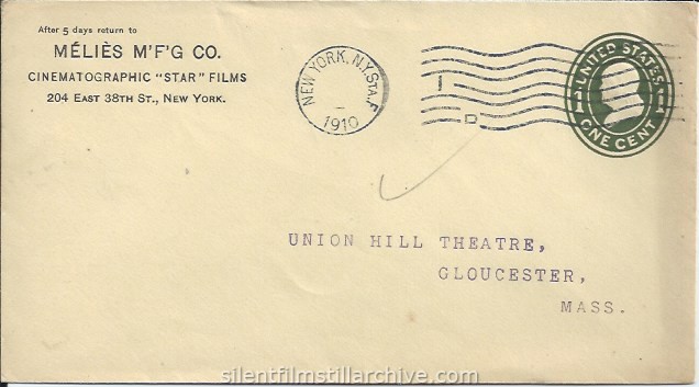 Mlis Star Films envelope