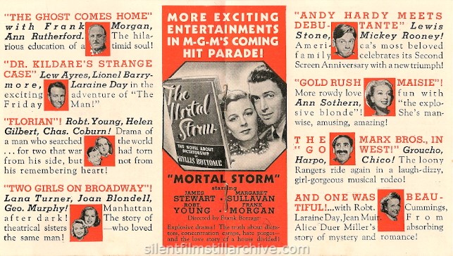 Metro-Goldwyn-Mayer's Screen Forecast
Spring and Summer 1940