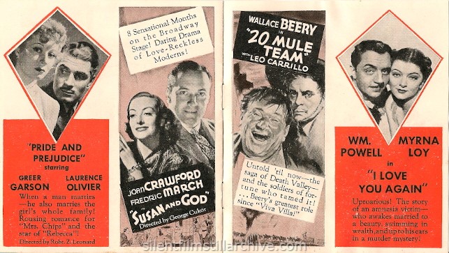 Metro-Goldwyn-Mayer's Screen Forecast
Spring and Summer 1940
