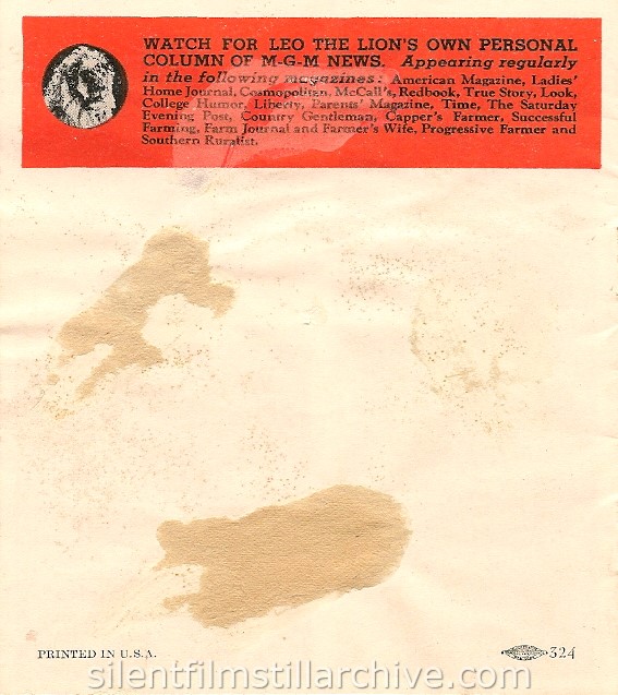 Metro-Goldwyn-Mayer's Screen Forecast
Spring and Summer 1940