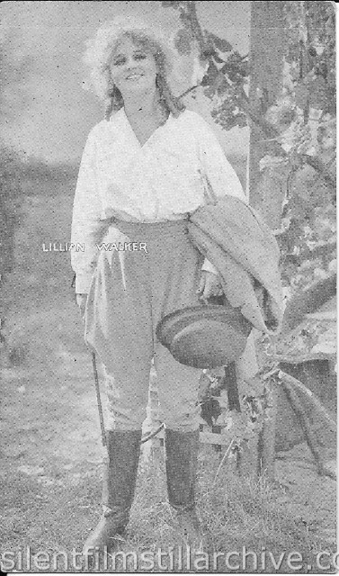 Colonial Theatre program, Milford, Connecticut, March 29, 1920 with a photo of Lillian Walker