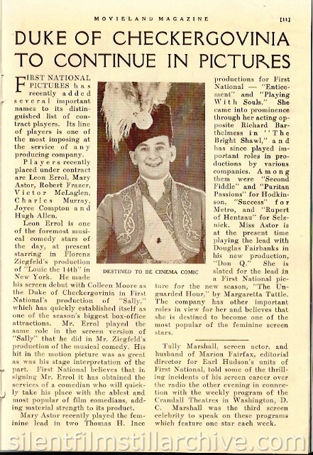 State Theatre program, Minneapolis, Minnesota, USA (Movieland Magazine)