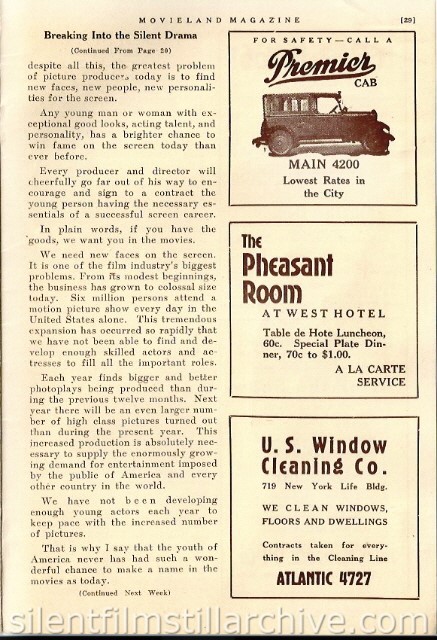 State Theatre program, Minneapolis, Minnesota, USA (Movieland Magazine)