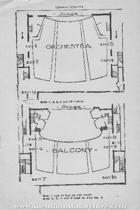 New York Liberty Theatre program for THE FALL OF A NATION (1916), week of June 19, 1916