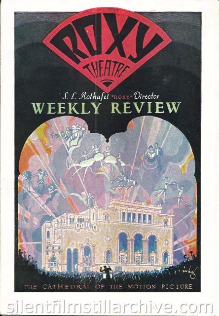 Roxy Theatre program