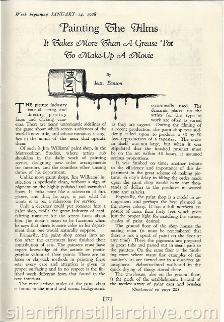 Roxy Theatre program