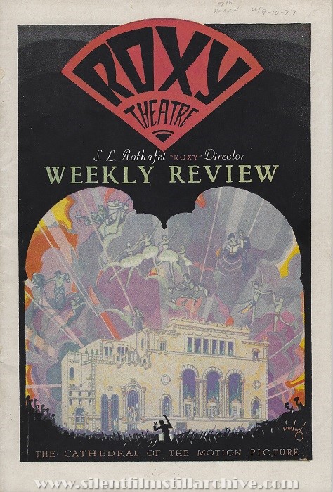 Roxy Theatre program