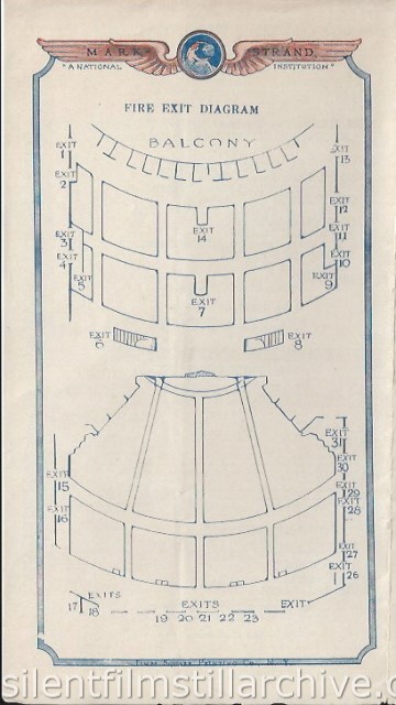 Strand Theatre program