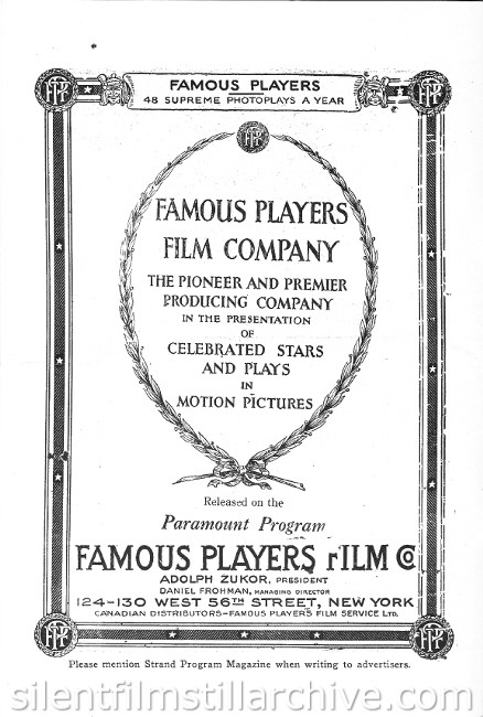 Strand Theatre Program