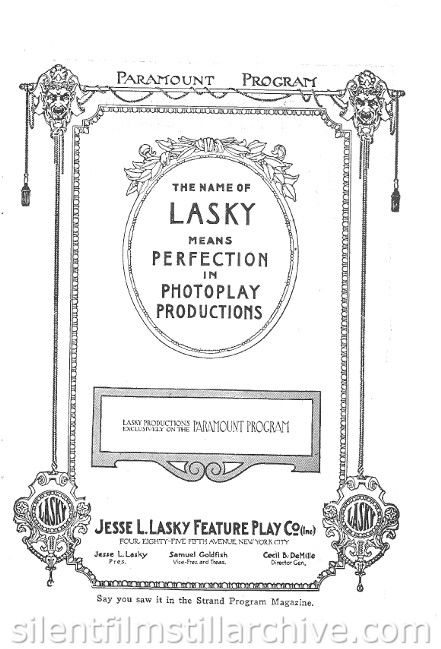 Strand Theatre Program