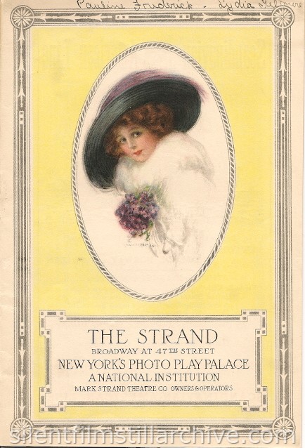 Strand Theatre program