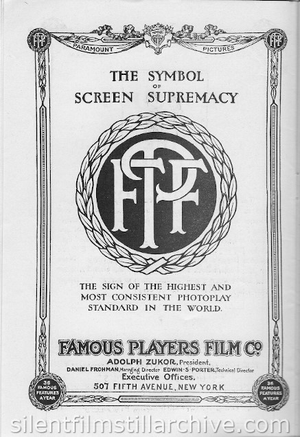 Strand Theatre program