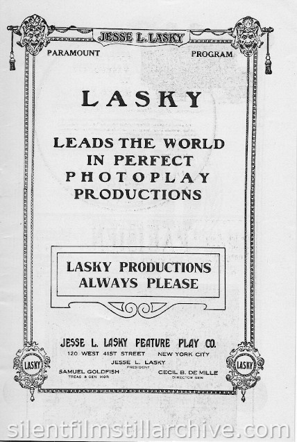 Strand Theatre program