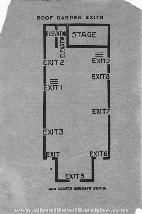 New York, New York Hammerstein's Roof Garden and Victoria Theatre of Varieties program from August 2, 1908