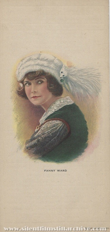 Reading, Pennsylvania Pictureland Theatre program for June 25, 1917 with Fanny Ward