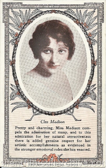 Albion Theatre program with Cleo Madison photo