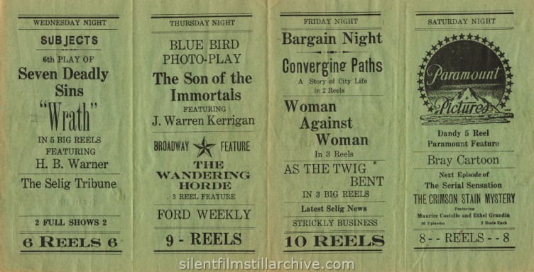 Loew's New Rochelle program