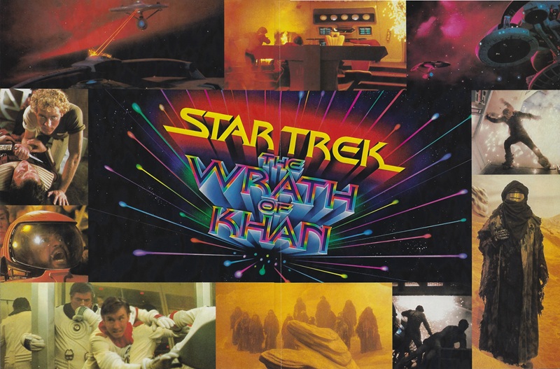 Advertising flyer for STAR TREK II: THE WRATH OF KAHN (1982)