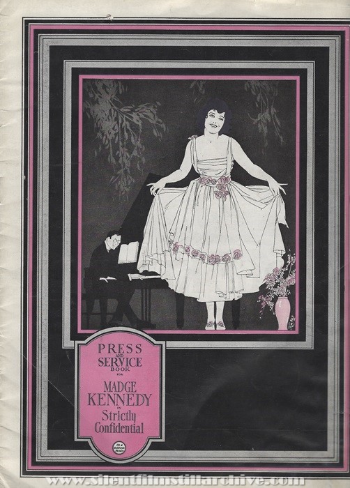 Pressbook for STRICTLY CONFIDENTIAL (1919) with Madge Kennedy