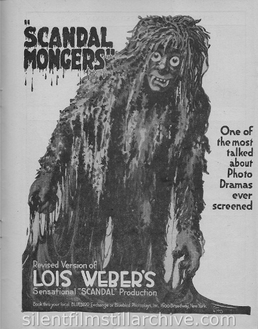 SCANDAL (1915) / SCANDAL MONGERS (1918) in "The Moving Picture Weekly"