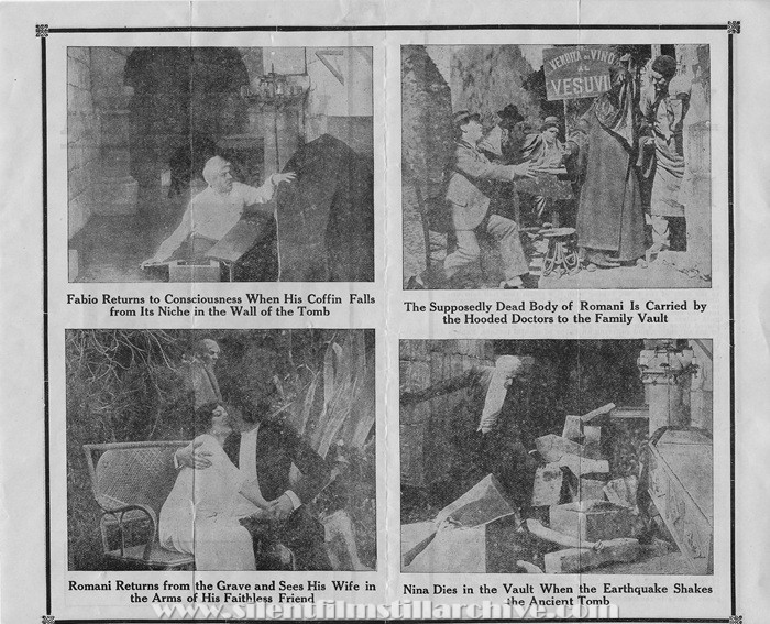 Herald for VENDETTA (1914) with R&eacut;gina Badet and Jean Angelo