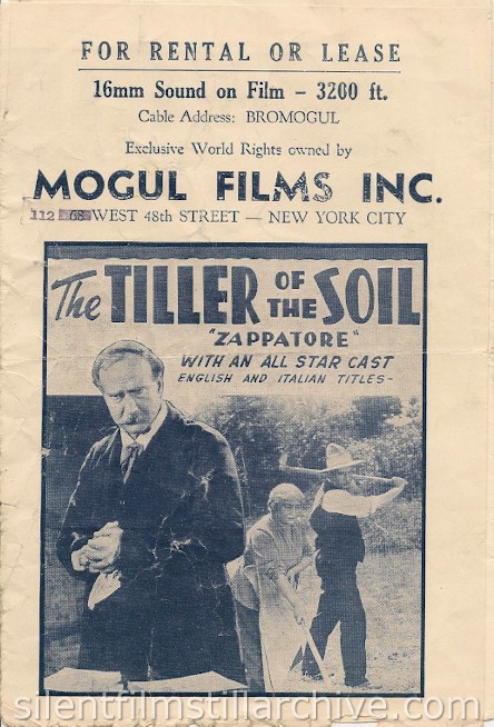 Advertising Herald for ZAPPATORE (1930) with Gustavo Serena.