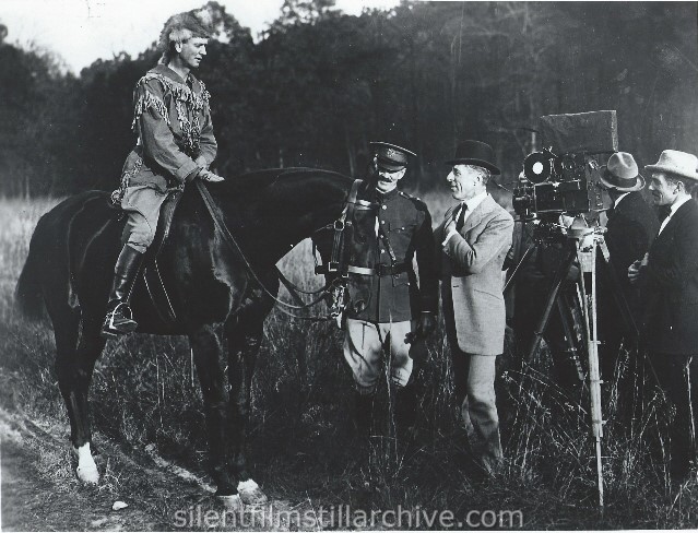 D. W. Griffith directing AMERICA (1924).