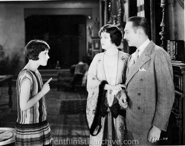 Betty Bronson, Florence Vidor and Adolphe Menjou in ARE PARENTS PEOPLE (1925)
