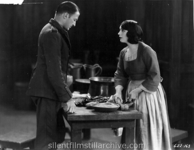 Clive Brook and Pola Negri in BARBED WIRE (1927)