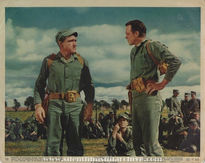 James Whitmore and Van Heflin in BATTLE CRY (1955)