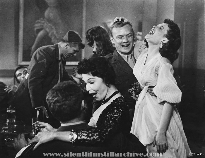 L. Q. Jones and Aldo Ray in BATTLE CRY (1955)