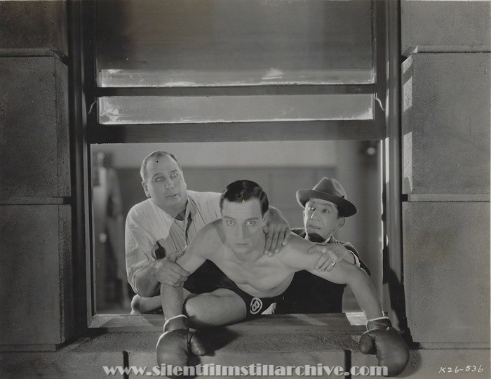 Tom Wilson, Buster Keaton, and Snitz Edwards in BATTLING BUTLER (1926)