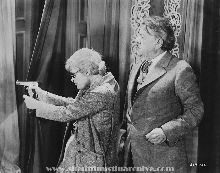 Ethel Wales and George Fawcett in THE BEDROOM WINDOW (1924)