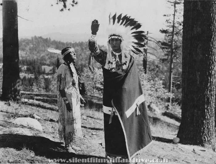 Jean Acker and Rod La Rocque in BRAVEHEART (1925)
