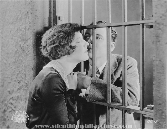 Jean Arthur and William Collier, Jr. in THE BROKEN GATE (1927).