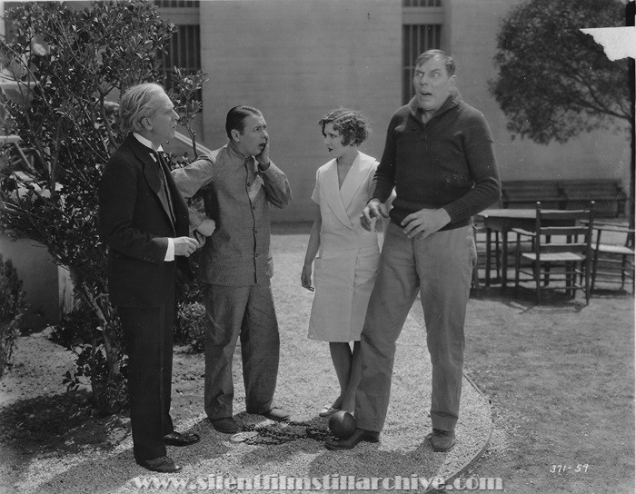 Richard Carlyle, George K.&nbsp;Arthur, Jean Arthur, and Karl Dane in BROTHERLY LOVE (1928)