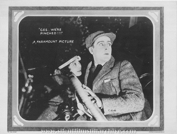 Lobby card for THE CHARM SCHOOL (1921) with Lila Lee, Wallace Reid