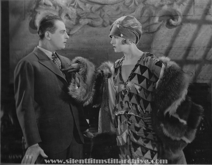 Reginald Denny and Gertrude Astor in THE CHEERFUL FRAUD (1926)
