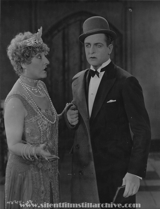 Emily Fitzroy, and Reginald Denny in THE CHEERFUL FRAUD (1926)